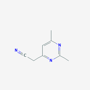 2-(2,6-Dimethylpyrimidin-4-yl)acetonitrile