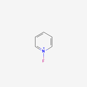 molecular formula C5H5FN+ B14148760 Pyridinium, 1-fluoro- CAS No. 88795-94-2