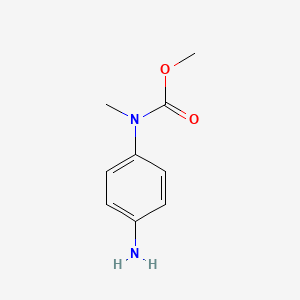 molecular formula C9H12N2O2 B1414879 methyl N-(4-aminophenyl)-N-methylcarbamate CAS No. 10252-00-3