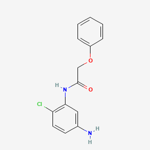 molecular formula C14H13ClN2O2 B1414892 N-(5-Amino-2-chlorophenyl)-2-phenoxyacetamide CAS No. 1082185-00-9