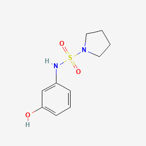 molecular formula C10H14N2O3S B1414893 N-(3-hydroxyphenyl)pyrrolidine-1-sulfonamide CAS No. 1042784-00-8
