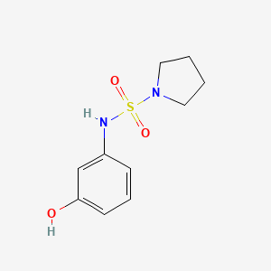 N-(3-hydroxyphenyl)pyrrolidine-1-sulfonamide