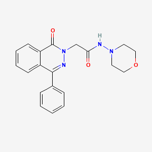 molecular formula C20H20N4O3 B14148964 N-morpholin-4-yl-2-(1-oxo-4-phenylphthalazin-2-yl)acetamide CAS No. 836634-67-4