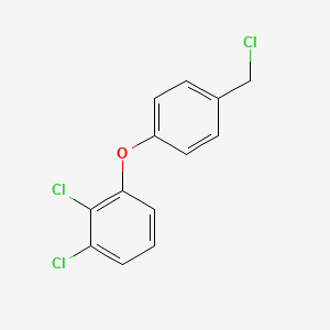 1,2-Dichloro-3-[4-(chloromethyl)phenoxy]benzene