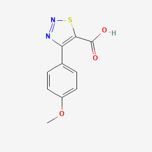 4-(4-Methoxyphenyl)-1,2,3-thiadiazole-5-carboxylic acid