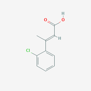 molecular formula C10H9ClO2 B1414907 3-(2-Chlorophenyl)but-2-enoic acid CAS No. 1049158-08-8