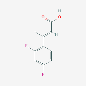 3-(2,4-Difluorophenyl)but-2-enoic acid