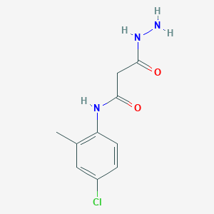 molecular formula C10H12ClN3O2 B14149162 N-(4-Chloro-2-methylphenyl)-3-hydrazinyl-3-oxopropanamide CAS No. 89028-81-9