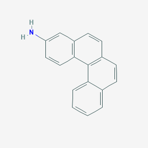 molecular formula C18H13N B14149183 Benzo[c]phenanthren-3-amine CAS No. 4176-46-9
