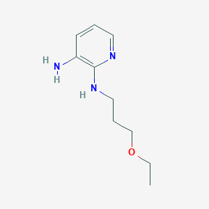 molecular formula C10H17N3O B1414919 N2-(3-Ethoxypropyl)pyridine-2,3-diamine CAS No. 1039967-19-5