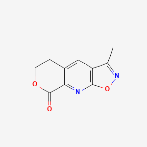 3-methyl-5,6-dihydro-8H-isoxazolo[5,4-b]pyrano[4,3-e]pyridin-8-one