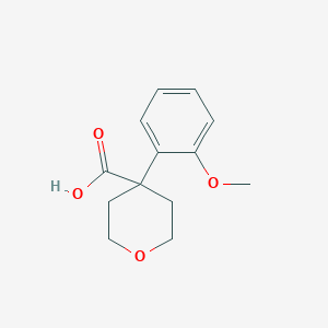 4-(2-Methoxyphenyl)oxane-4-carboxylic acid