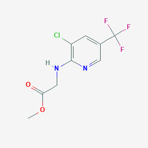 Methyl (3-chloro-5-(trifluoromethyl)pyridin-2-ylamino)acetate