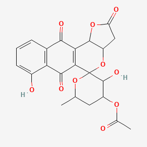 molecular formula C22H20O10 B14149349 Griseucin A CAS No. 59554-11-9