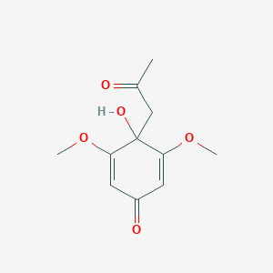 molecular formula C11H14O5 B141494 2,6-二甲氧基-1-乙酰基喹啉 CAS No. 2215-96-5