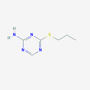 4-(Propylthio)-1,3,5-triazin-2-amine