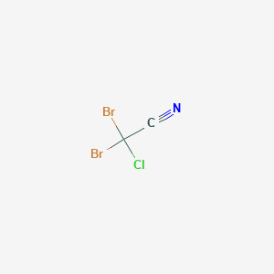 molecular formula C2Br2ClN B141495 二溴氯乙腈 CAS No. 144772-39-4
