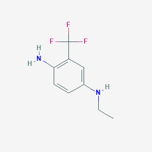1-N-ethyl-3-(trifluoromethyl)benzene-1,4-diamine