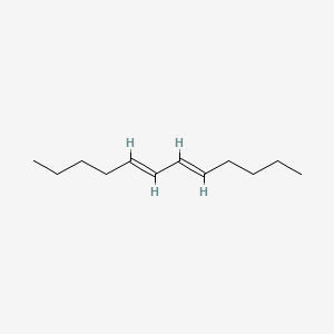 molecular formula C12H22 B14149638 (5E,7E)-dodeca-5,7-diene CAS No. 21293-04-9