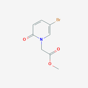 molecular formula C8H8BrNO3 B1414964 methyl 2-(5-bromo-2-oxopyridin-1(2H)-yl)acetate CAS No. 1040020-44-7