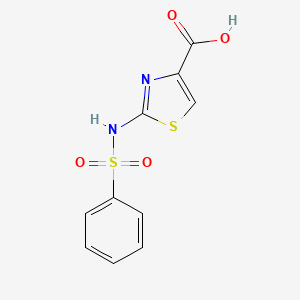 2-[(Phenylsulfonyl)amino]-1,3-thiazole-4-carboxylic acid