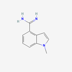1-methyl-1H-indole-4-carboximidamide