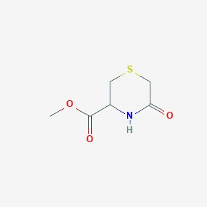 molecular formula C6H9NO3S B14149700 Methyl 5-oxo-3-thiomorpholinecarboxylate CAS No. 1214788-38-1