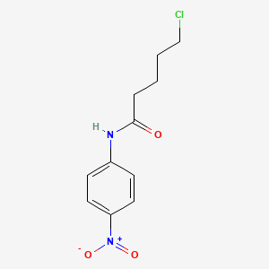 molecular formula C11H13ClN2O3 B1414973 5-chloro-N-(4-nitrophenyl)pentanamide CAS No. 1039914-85-6