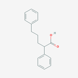 molecular formula C17H18O2 B14149784 I+/--Phenylbenzenepentanoic acid CAS No. 22055-24-9
