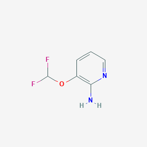 molecular formula C6H6F2N2O B1414980 3-(Difluoromethoxy)pyridin-2-amine CAS No. 947249-14-1