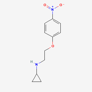 molecular formula C11H14N2O3 B1414984 N-(2-(4-Nitrophenoxy)ethyl)cyclopropanamine CAS No. 1033201-53-4