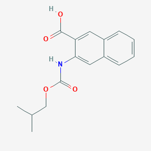 3-{[(2-Methylpropoxy)carbonyl]amino}naphthalene-2-carboxylic acid