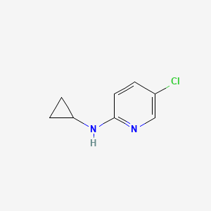 molecular formula C8H9ClN2 B1414987 5-chloro-N-cyclopropylpyridin-2-amine CAS No. 1036609-28-5