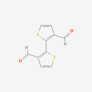 molecular formula C10H6O2S2 B14149876 [2,2'-Bithiophene]-3,3'-dicarbaldehyde CAS No. 19690-70-1