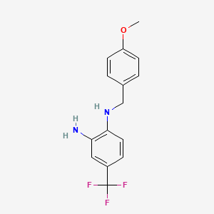 N~1~-(4-methoxybenzyl)-4-(trifluoromethyl)benzene-1,2-diamine