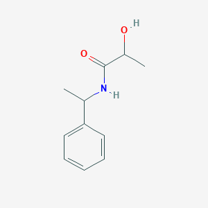 molecular formula C11H15NO2 B14149892 2-hydroxy-N-(1-phenylethyl)propanamide CAS No. 5338-28-3
