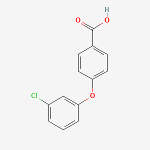 molecular formula C13H9ClO3 B1414991 4-(3-Chlorophenoxy)benzoic acid CAS No. 1145-58-0