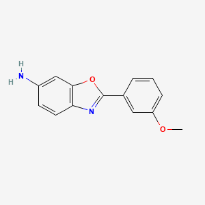 2-(3-Methoxyphenyl)-1,3-benzoxazol-6-amine