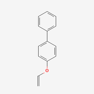 molecular formula C14H12O B14149930 4-(Ethenyloxy)-1,1'-biphenyl CAS No. 4024-24-2