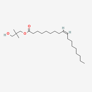 molecular formula C23H44O3 B14149948 9-Octadecenoic acid (9Z)-, ester with 2,2-dimethyl-1,3-propanediol CAS No. 67989-24-6