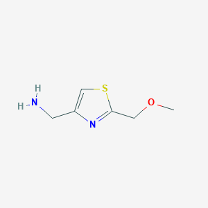 [2-(Methoxymethyl)-1,3-thiazol-4-yl]methanamine