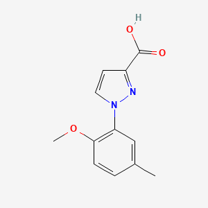 1-(2-methoxy-5-methylphenyl)-1H-pyrazole-3-carboxylic acid
