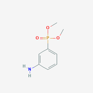 molecular formula C8H12NO3P B14150033 Dimethyl (3-aminophenyl)phosphonate CAS No. 89277-83-8