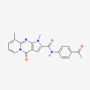 molecular formula C21H18N4O3 B14150046 Agn-PC-0LP16M CAS No. 6769-44-4