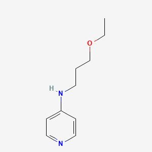 molecular formula C10H16N2O B1415008 N-(3-ethoxypropyl)pyridin-4-amine CAS No. 1041597-12-9