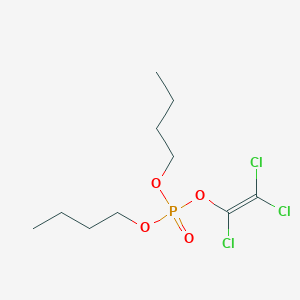 molecular formula C10H18Cl3O4P B14150085 Dibutyl trichloroethenyl phosphate CAS No. 89094-85-9