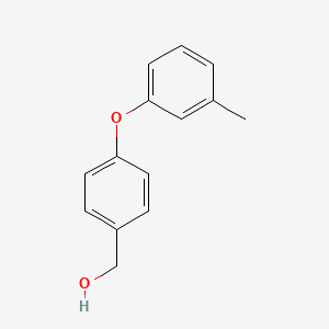 molecular formula C14H14O2 B1415009 [4-(3-Methylphenoxy)phenyl]methanol CAS No. 53818-56-7