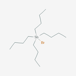 molecular formula C16H36BrSb B14150104 Tetrabutylantimony(V) bromide CAS No. 45212-19-9