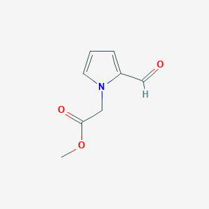 molecular formula C8H9NO3 B1415011 methyl 2-(2-formyl-1H-pyrrol-1-yl)acetate CAS No. 148191-80-4