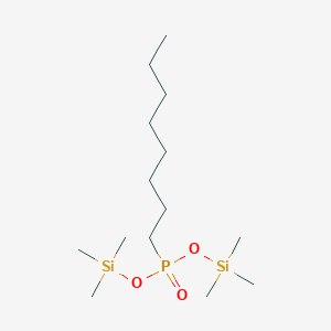 molecular formula C14H35O3PSi2 B14150118 Bis(trimethylsilyl)octylphosphonate CAS No. 158074-31-8